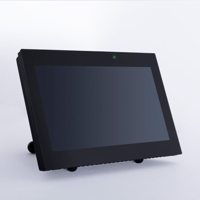Mobile touch panel for conference table or reception