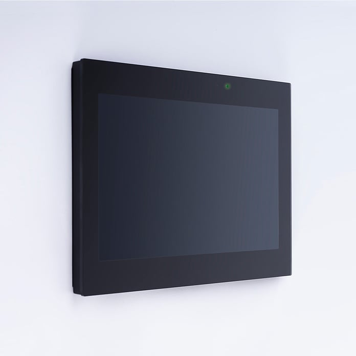 Touch panel for building automation in a flush-mounted housing