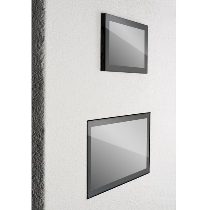 Touch panel for building automation, easy to install