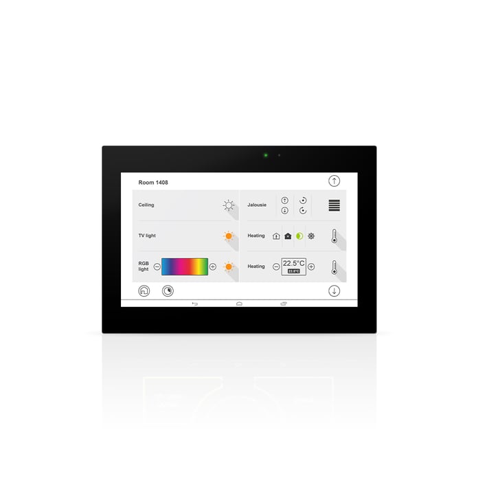 10 inch KNX touch panel with ETS visualization