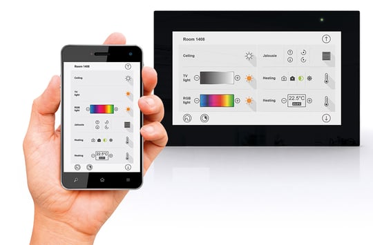 KNX touch panel
