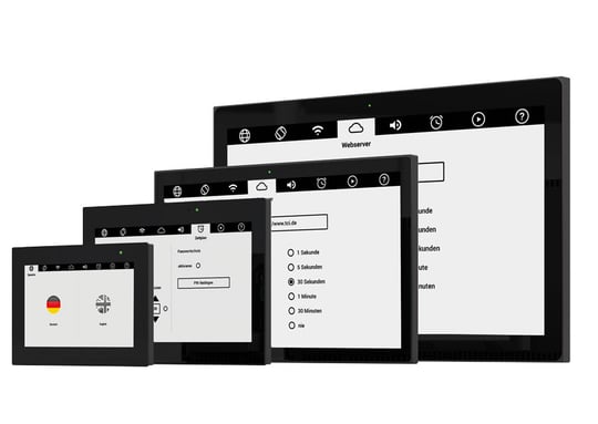 web panels for building automation