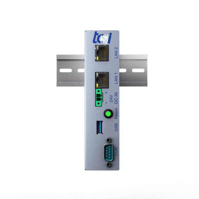 DIN rail mounting computer