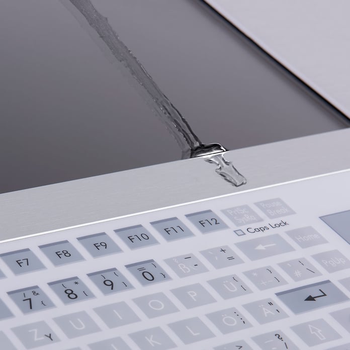 Industrie-Display mit Tastatur zur Schalttafelmontage