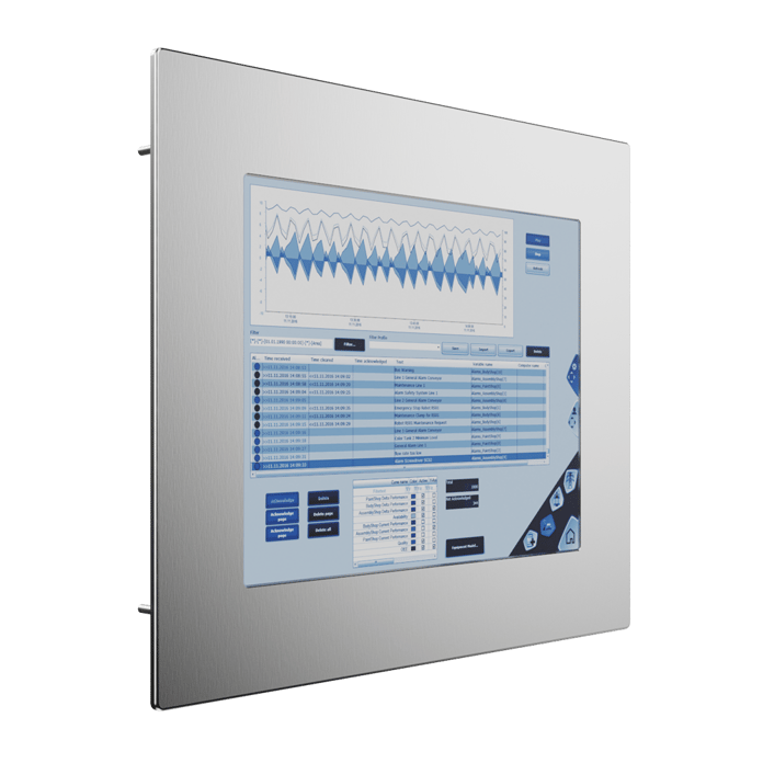 Touch panels CoDeSys and PLC visualization
